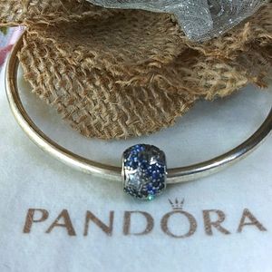 Pandora Midnight Blue Pave Stars Charm
